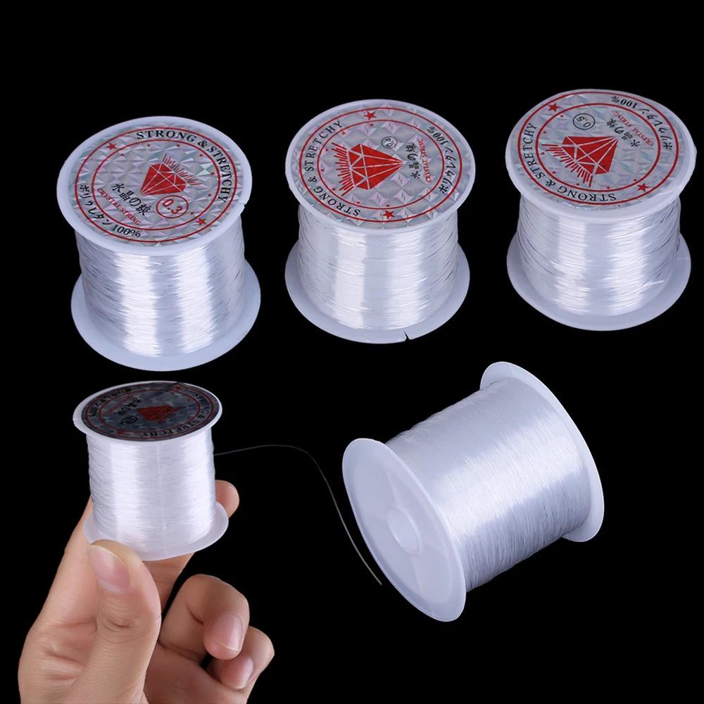 Crystal Fishing Line – PE/Nylon Braided & Monofilament Thread (0.2mm–0.6mm) | 20m–155m Durable Wire for Freshwater & Saltwater Fishing