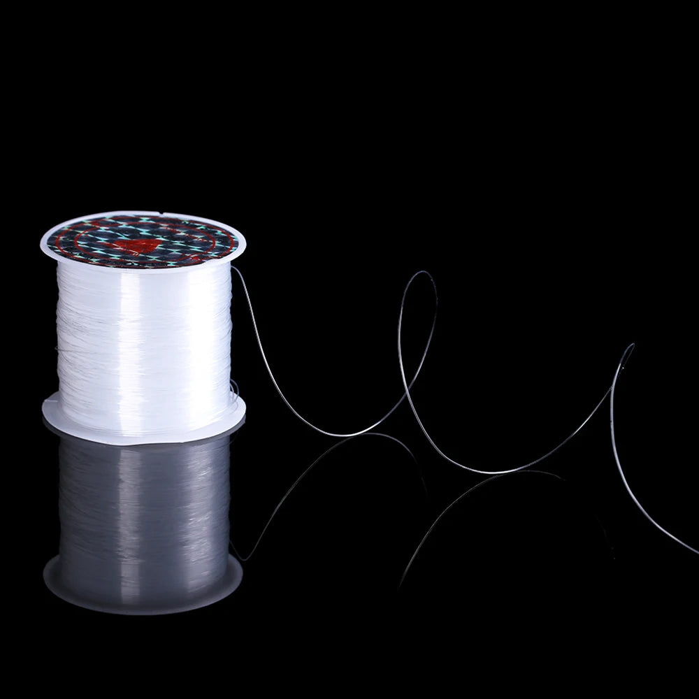 Crystal Fishing Line – PE/Nylon Braided & Monofilament Thread (0.2mm–0.6mm) | 20m–155m Durable Wire for Freshwater & Saltwater Fishing