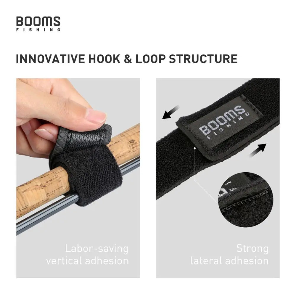 Booms Fishing RS3 Lure Rod Holder Belt Strap – Adjustable Rod Tie Suspenders for Hands-Free Fishing | Tackle & Tool Box Accessory