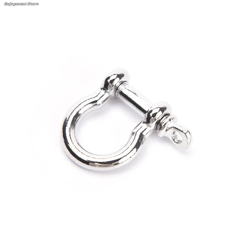 5/10 PCS Stainless Steel O-Shaped Shackle Buckles – Heavy-Duty Screw Pin Anchors for Paracord, Camping & Survival Gear