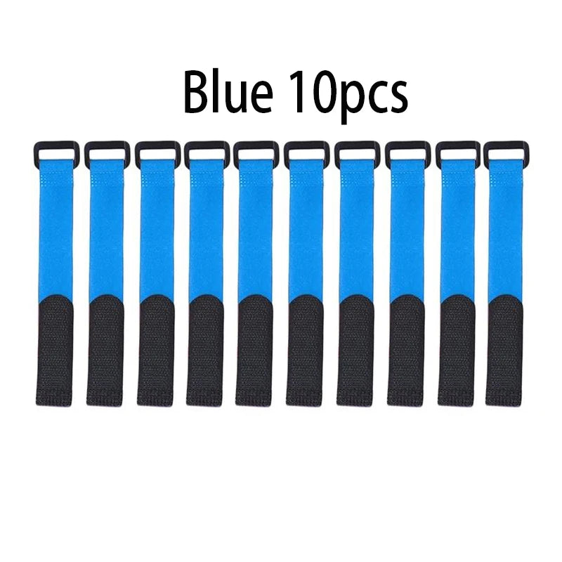 Fishing Rod Tie Holder Strap – Hook & Loop Fastener Wrap Band for Outdoor Fishing Rod Organization