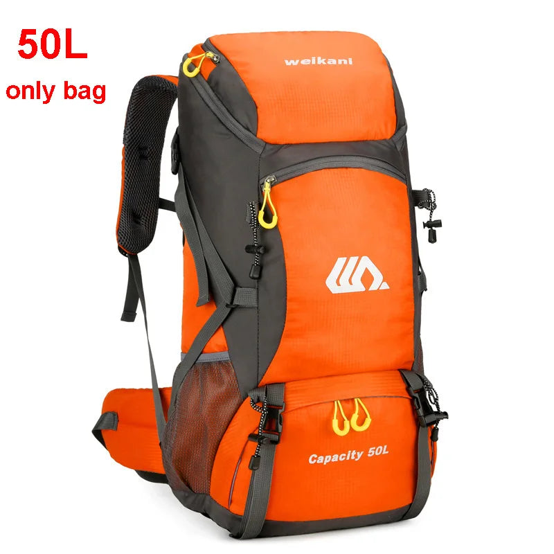 50L Waterproof Travel & Hiking Backpack – Outdoor Camping Rucksack