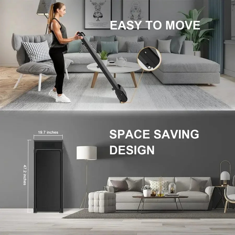 Smart Walking Pad Remotely controllable Lightweight Portable Mini Electric Treadmill Fitness Walking Pad Home Use