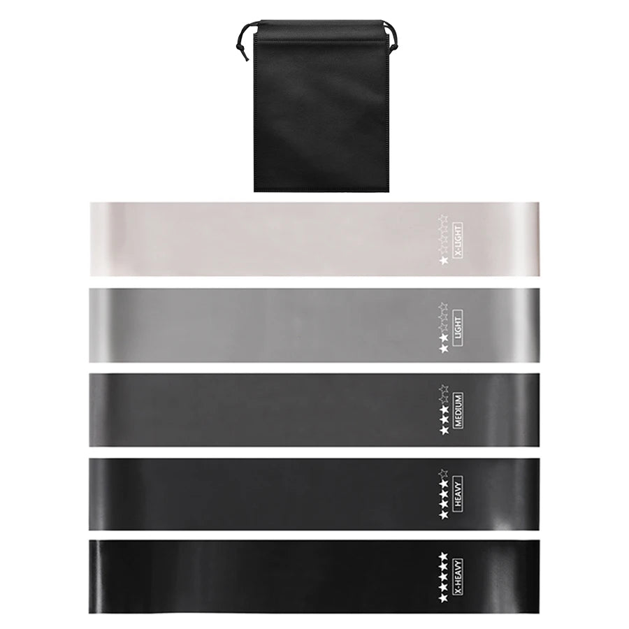 Elastic Resistance Bands Set – Versatile Fitness Bands for Home Workouts, Yoga