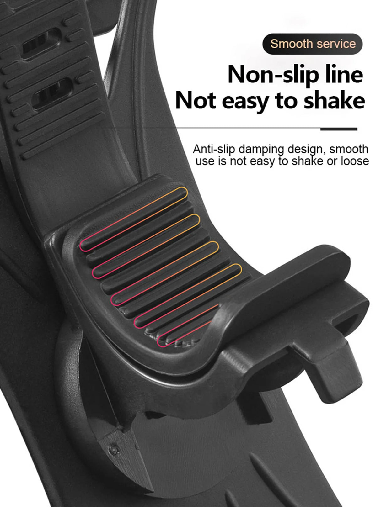 Silicone Bike Phone Holder – 360° Rotatable Universal Mount for 4–6" Phones