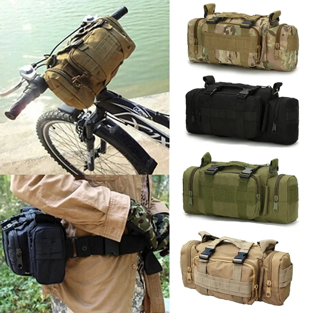 Men’s Tactical EDC MOLLE Belt Bag – Waterproof Outdoor Waist Pack for Hiking, Cycling, Camping & Hunting