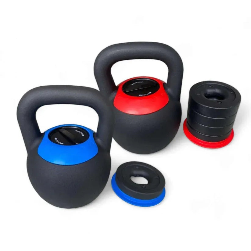 Adjustable Kettlebell – 5 Weights in 1 Cast Iron Dumbbell Set | Space-Saving Strength Training Equipment for Home & Gym