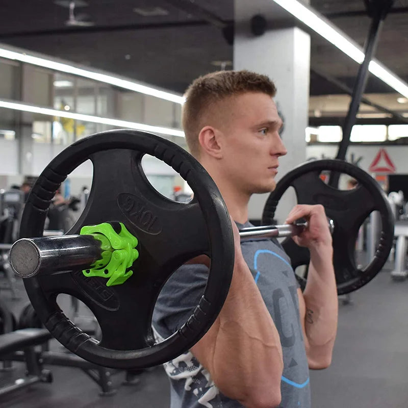 Barbell Collar Lock Clamp – Quick Snap O-Rod Chuck for Weight Lifting & Gym Fitness Equipment