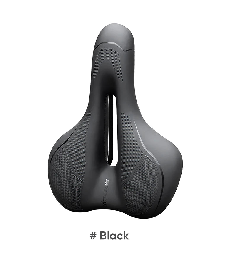 Breathable Hollow Bicycle Saddle – Shockproof PU Leather Cycling Seat