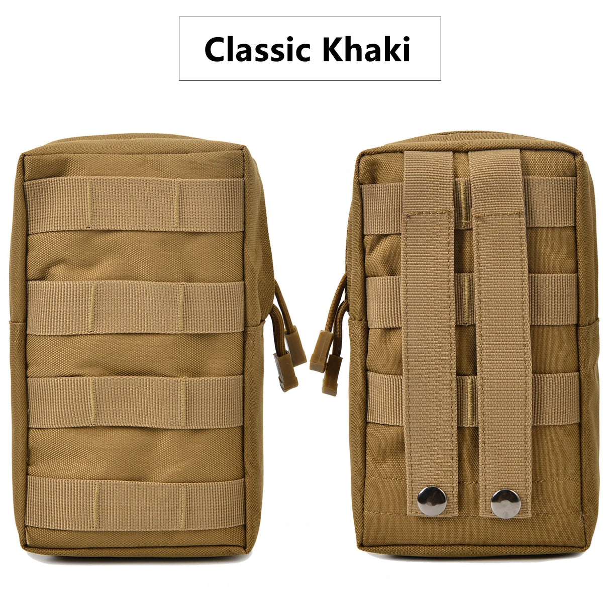 MOLLE Tactical EDC Waist Pouch – 600D Oxford Utility Pack for Outdoor Camping, Hunting, Hiking & Backpack Attachment