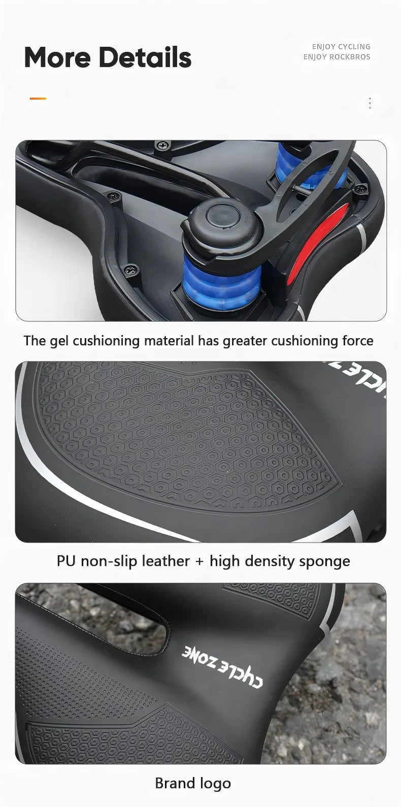 Breathable Hollow Bicycle Saddle – Shockproof PU Leather Cycling Seat