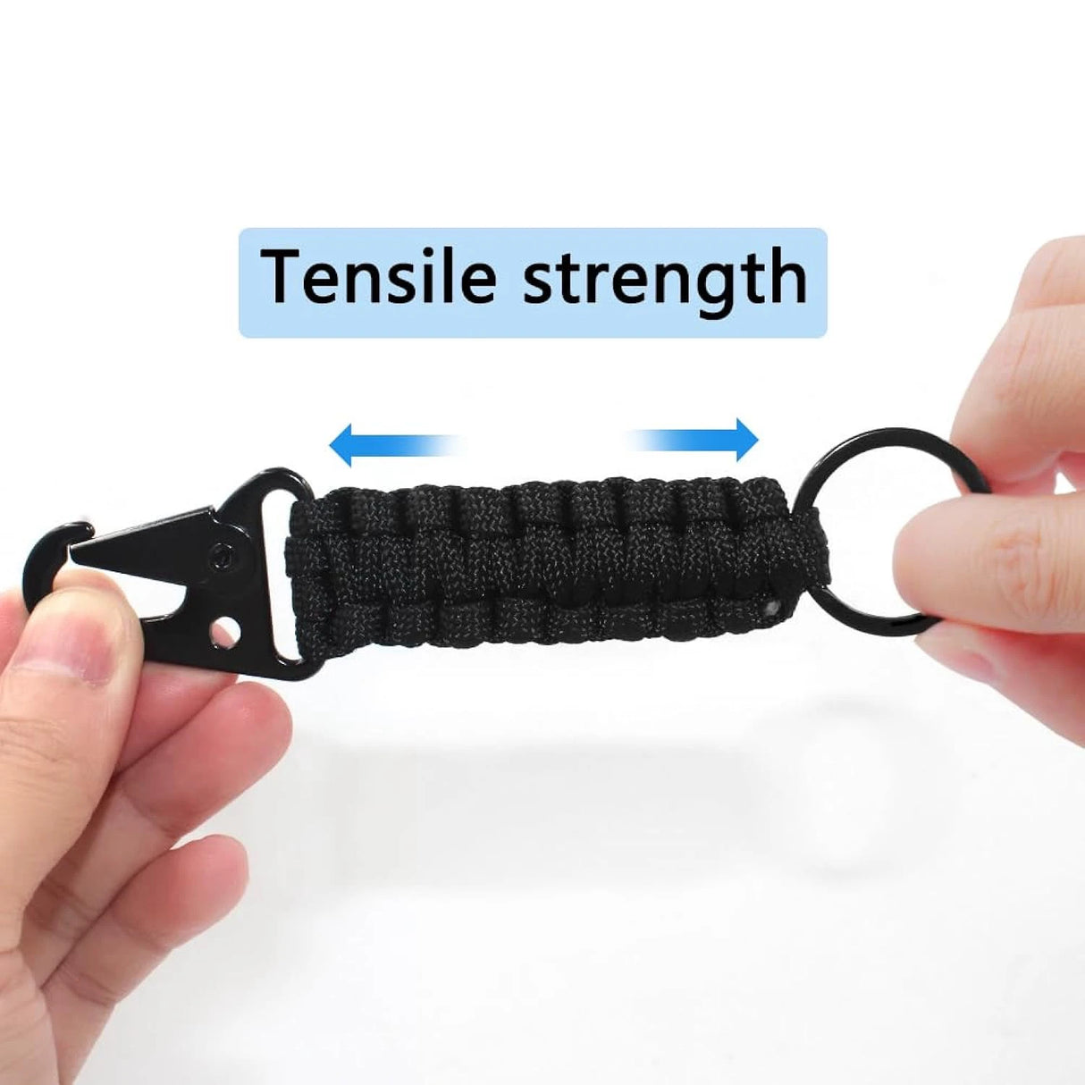 Paracord Keychain Ring Survival Kit