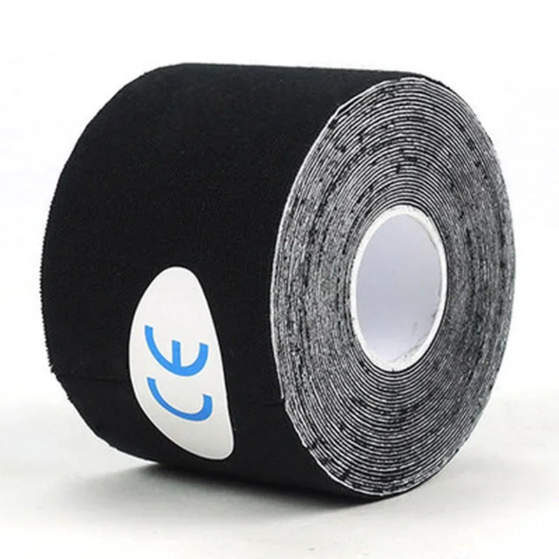5 Rolls Kinesiology Sports Tape – Athletic Muscle Support & Pain Relief Strapping for Gym, Tennis, Running, Fitness, Knee & Joint Care