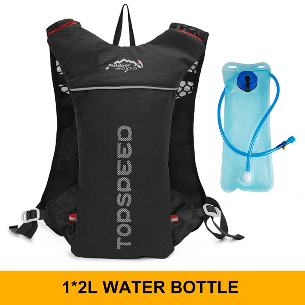 5L Ultralight Hydration Backpack – Breathable Running Vest with 500ML Water Bottles for Trail Running, Cycling & Marathons