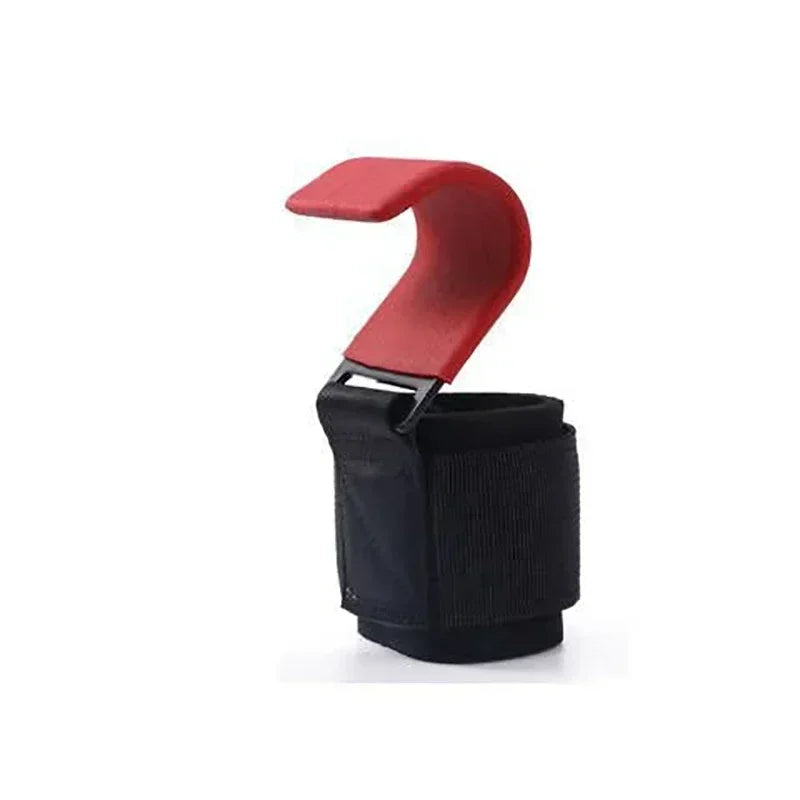 Weight Lifting Hook Grips with Wrist Wraps – Heavy-Duty Gym Wrist Straps for Pull-Ups, Powerlifting & Deadlifts