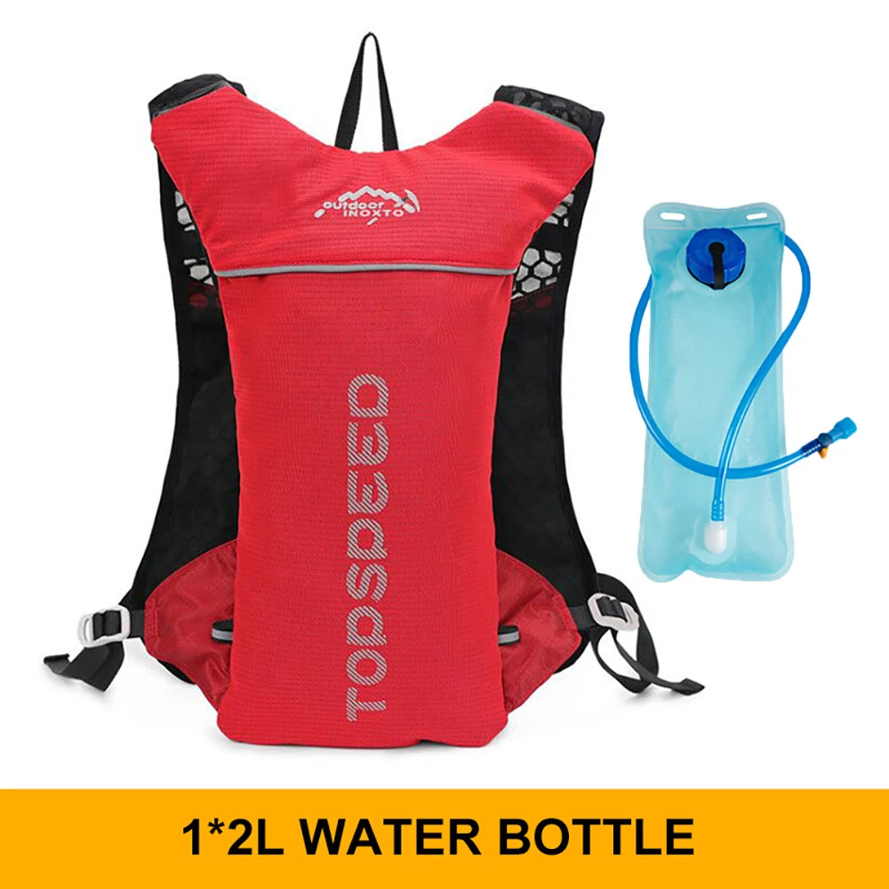 5L Ultralight Hydration Backpack – Breathable Running Vest with 500ML Water Bottles for Trail Running, Cycling & Marathons