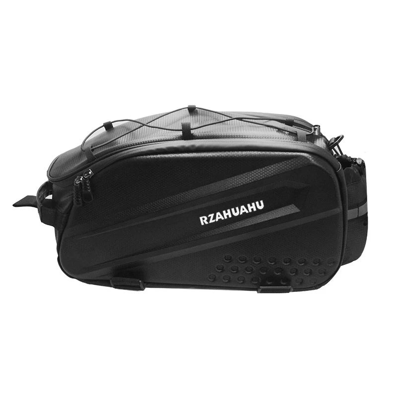 10L Waterproof Bicycle Rear Seat Bag – Large Rack Saddlebag & Shoulder Bag
