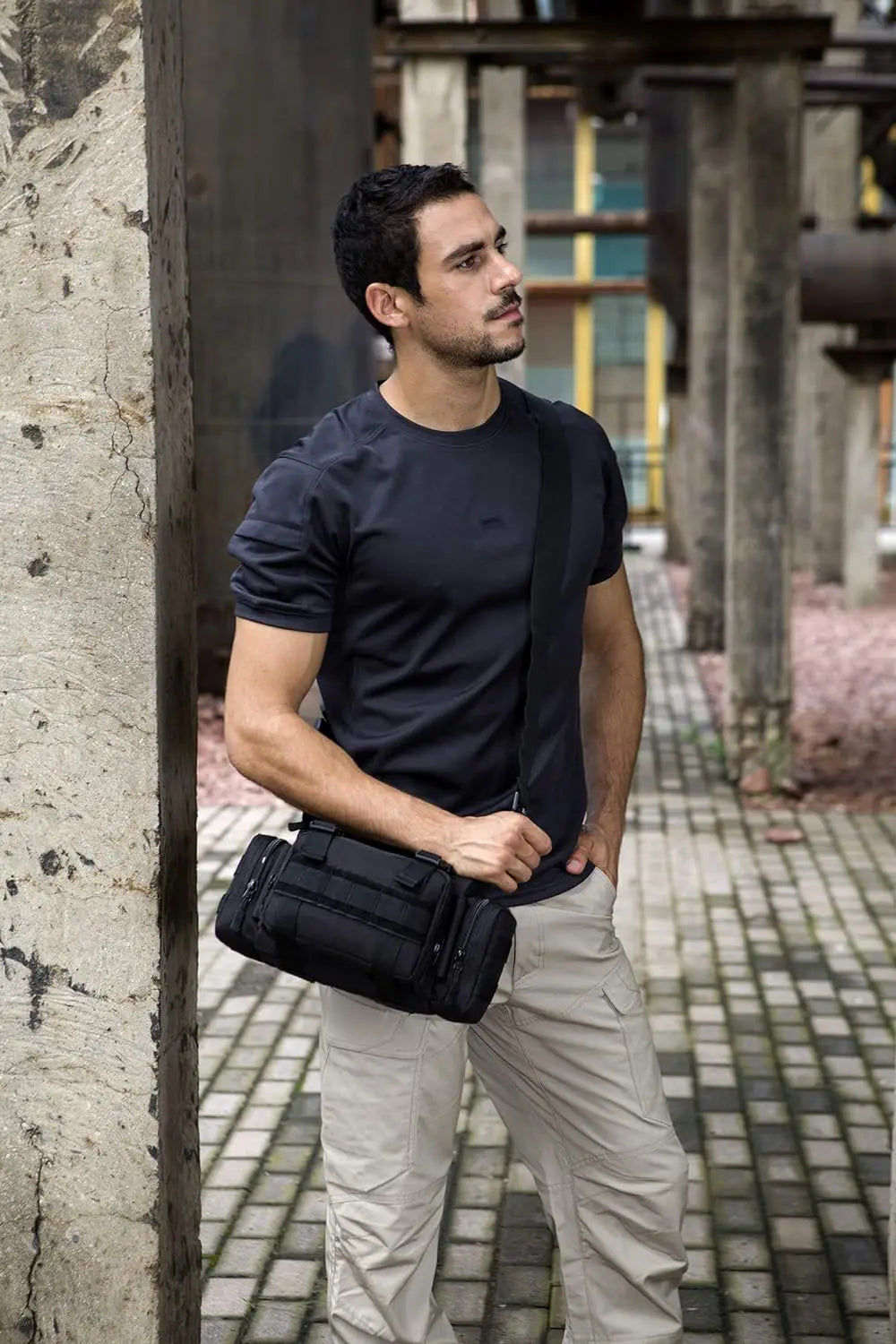 Men’s Tactical EDC MOLLE Belt Bag – Waterproof Outdoor Waist Pack for Hiking, Cycling, Camping & Hunting