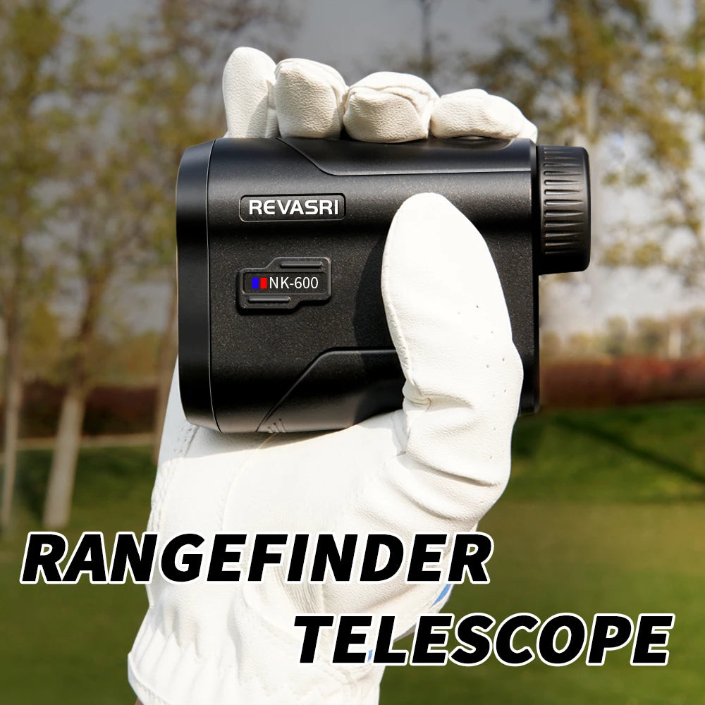 Golf Laser Rangefinder – 600M Rechargeable Range Finder with Slope, Flag Lock & Vibration