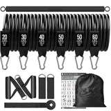 Workout Bar Fitness Resistance Bands Set – Pilates, Yoga & Full-Body Training at Home