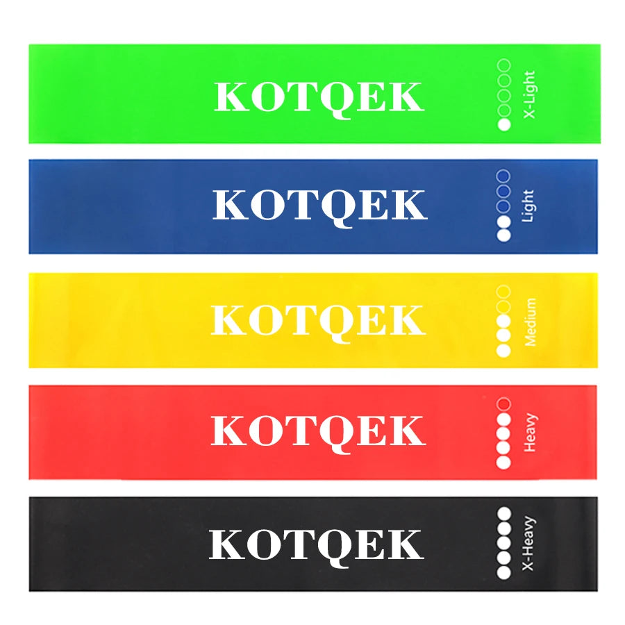 Elastic Resistance Bands Set – Versatile Fitness Bands for Home Workouts, Yoga