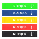 Elastic Resistance Bands Set – Versatile Fitness Bands for Home Workouts, Yoga
