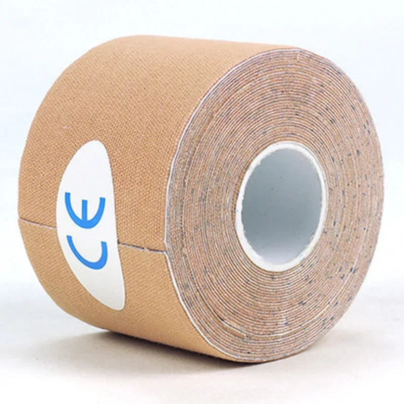 5 Rolls Kinesiology Sports Tape – Athletic Muscle Support & Pain Relief Strapping for Gym, Tennis, Running, Fitness, Knee & Joint Care