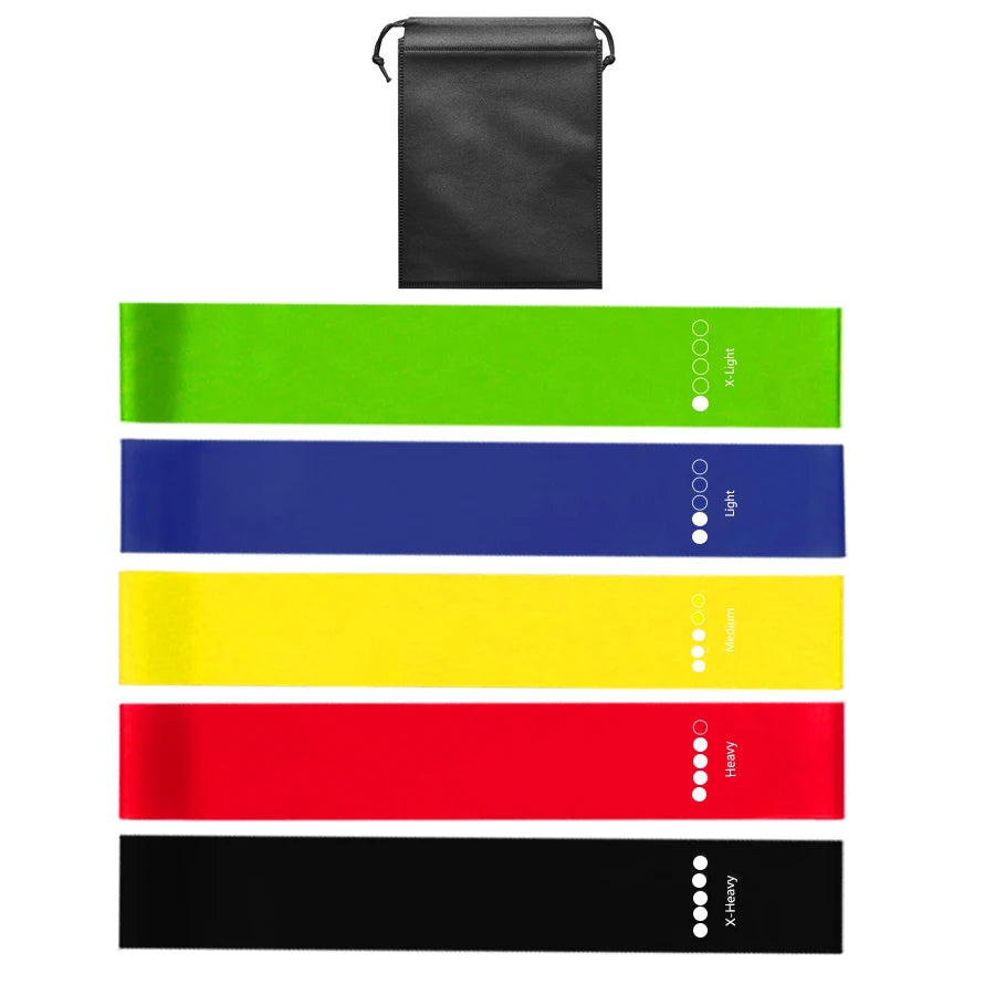 Elastic Resistance Bands Set – Versatile Fitness Bands for Home Workouts, Yoga