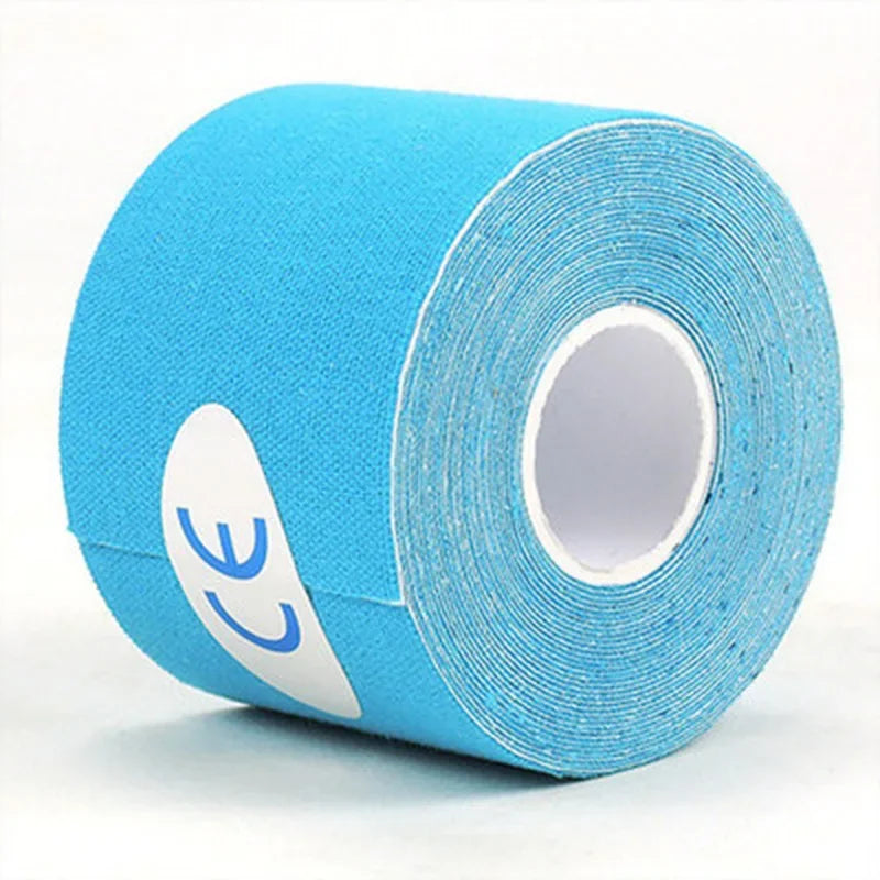 5 Rolls Kinesiology Sports Tape – Athletic Muscle Support & Pain Relief Strapping for Gym, Tennis, Running, Fitness, Knee & Joint Care