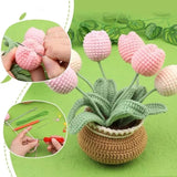 Crochet Knitting Kit With Cotton Yarn Thread