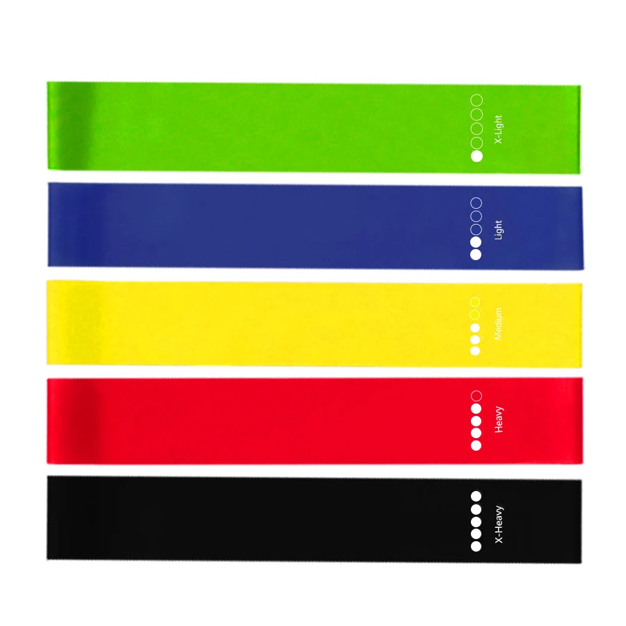 Elastic Resistance Bands Set – Versatile Fitness Bands for Home Workouts, Yoga
