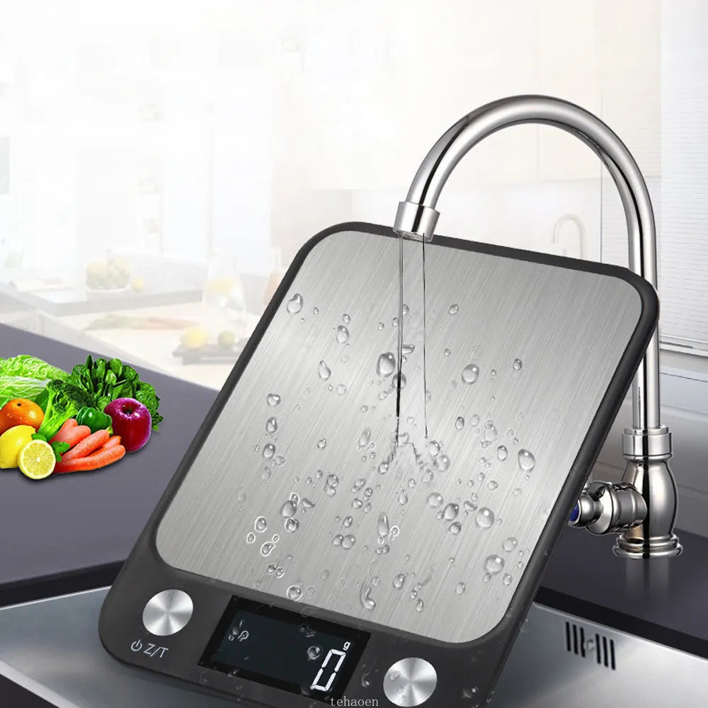 Smart Electronic Digital Kitchen Scale Stainless Steel