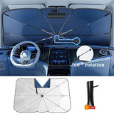 Car Sunshade Windshield Umbrella with 360°Rotation