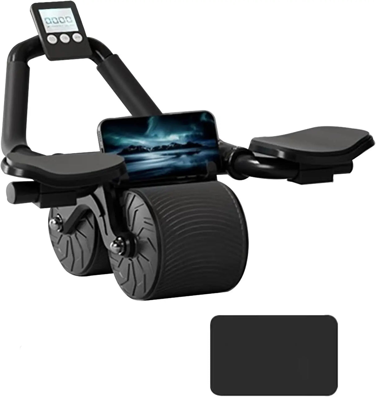 Automatic Rebound Ab Roller with Elbow Support – Strengthen Core, Abs & Upper Body