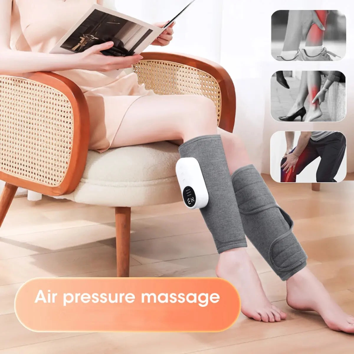 Calf Hot Compress Airbag Massager