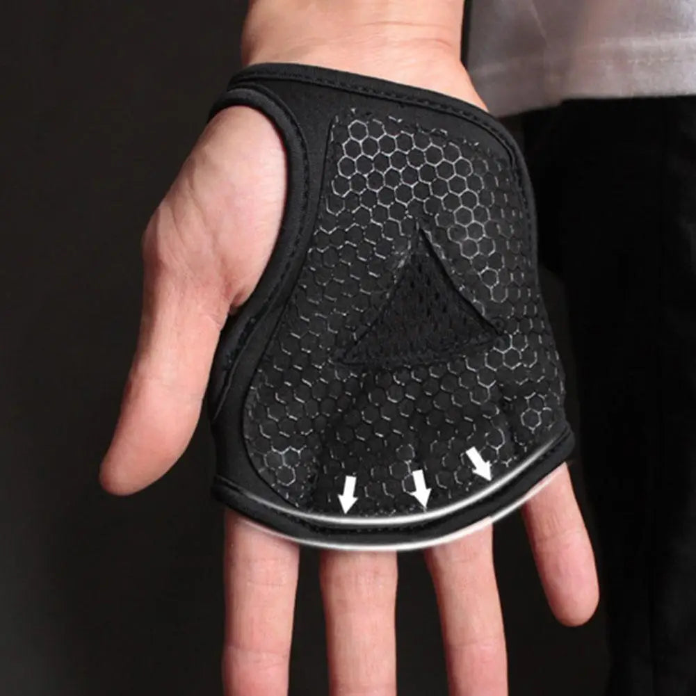 Hand Wrist Palm Protector Gloves – Non-Slip Weightlifting Gloves with Wrist Support for Gym & Fitness