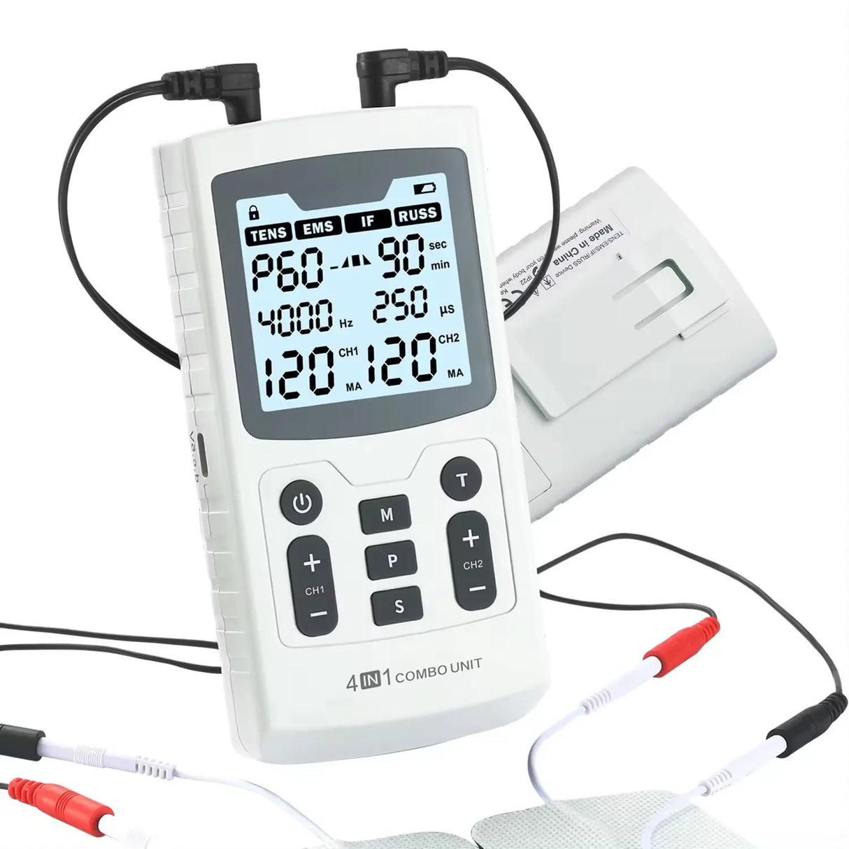 Electric Muscle Therapy Stimulator – High-Frequency Physiotherapy Device | IFT, RUSS, TENS & EMS Adjustable Body Massager