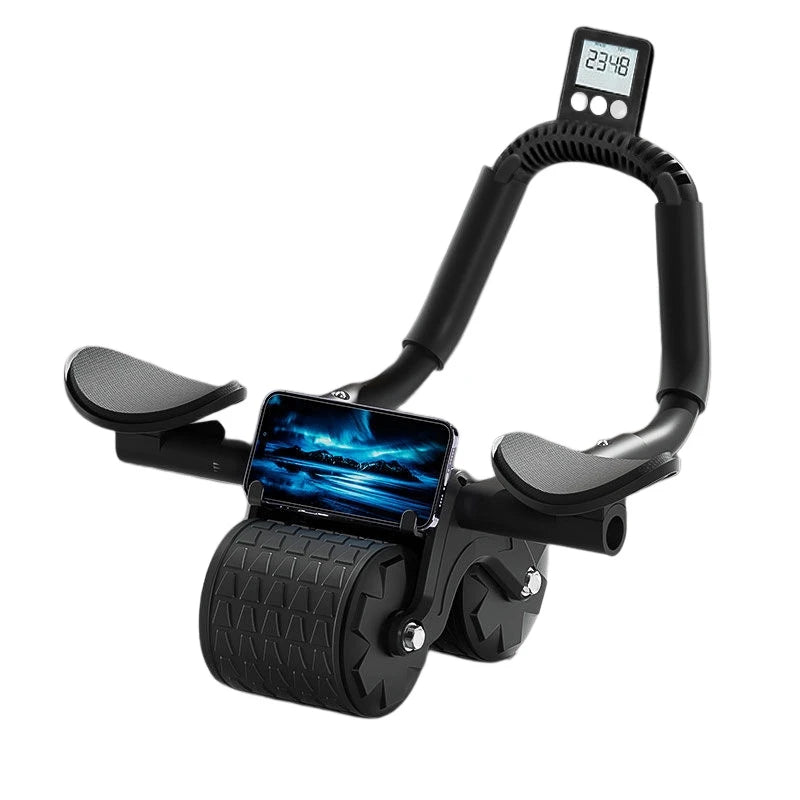 Automatic Rebound Ab Roller with Elbow Support – Strengthen Core, Abs & Upper Body