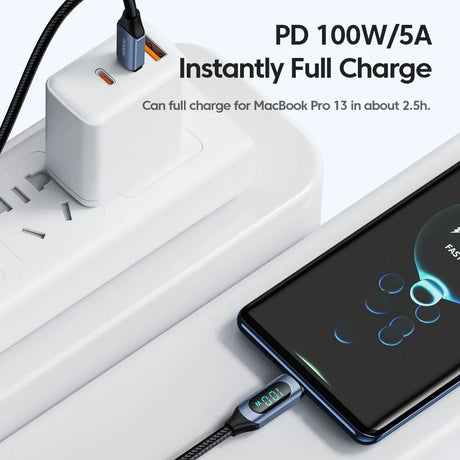 Type C to Type C Cable 100W PD Fast Charging