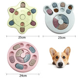 Pet Puzzle Toys/Slow Food Feeding/Interactive Plate Bowl Non-Slip Anti-choking Dog Cat Bowl Iq Training Pets Supplies