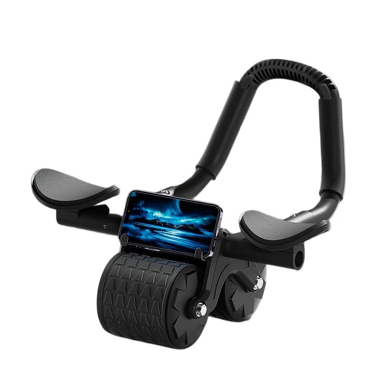 Automatic Rebound Ab Roller with Elbow Support – Strengthen Core, Abs & Upper Body