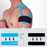 5 Rolls Kinesiology Sports Tape – Athletic Muscle Support & Pain Relief Strapping for Gym, Tennis, Running, Fitness, Knee & Joint Care