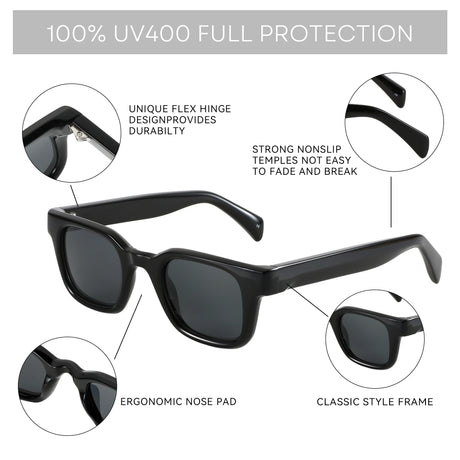 Trendy Vintage Polarized Shades for Unisex