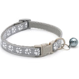 Foot Paw Print Bell Collar