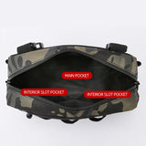 Men’s Camo Fishing Vest Bag – Multi-Pocket Utility Chest Pack for Outdoor Fishing, Hiking & Hunting