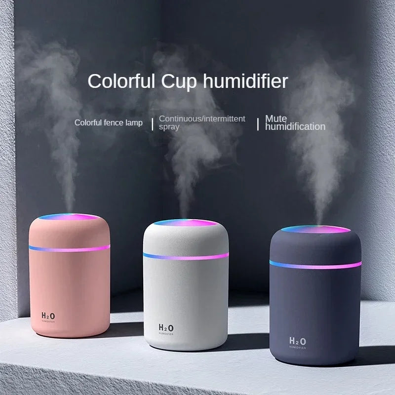 Colourful Mini Portable Air Humidifier Home/Car