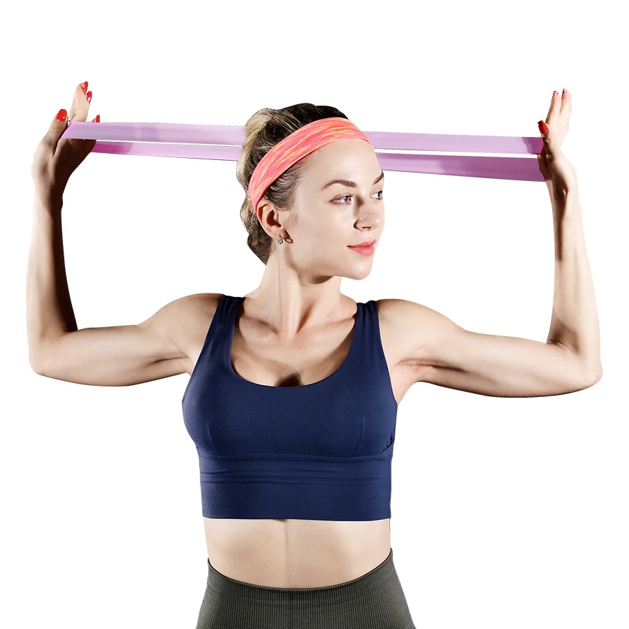 Elastic Resistance Bands Set – Versatile Fitness Bands for Home Workouts, Yoga